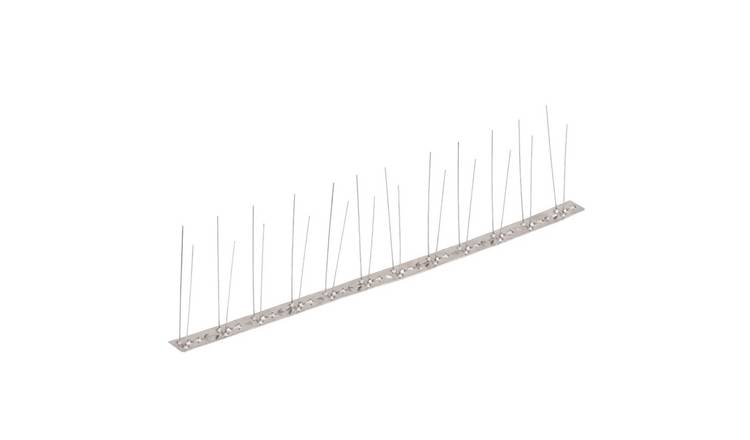 Walplus Set of 6 Stainless Steel 2 Rows Bird and Pigeon Spikes - 300 cm