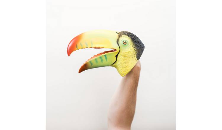 Wild Thingz Hand Puppet Soft Toy - Green Toucan