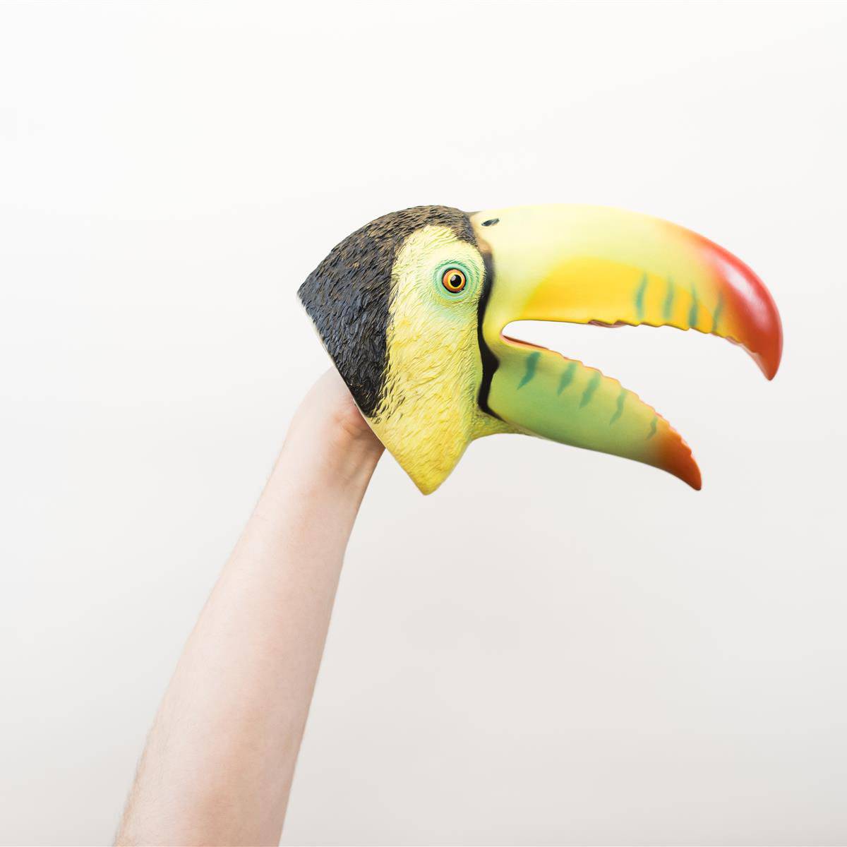 Wild Thingz Hand Puppet Soft Childrens Role Play Toy - Green Toucan - Image 3