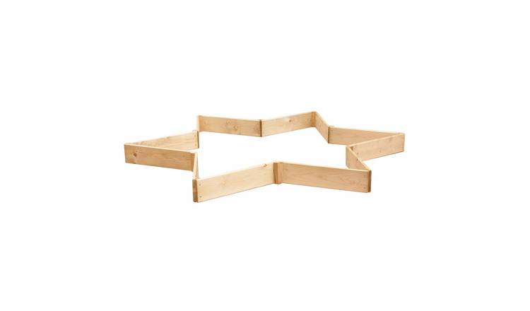 Greena Star Shaped Raised Bed 60cm each side, 15cm High