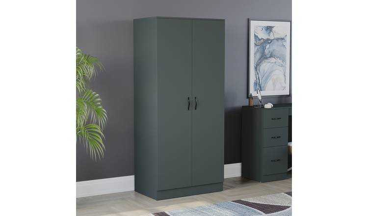 Vida Designs Riano 2 Door Wardrobe - Green