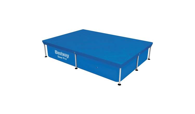 Walplus for 43 cm Pools Polyethylene Pool Cover - Blue - 221x150 cm