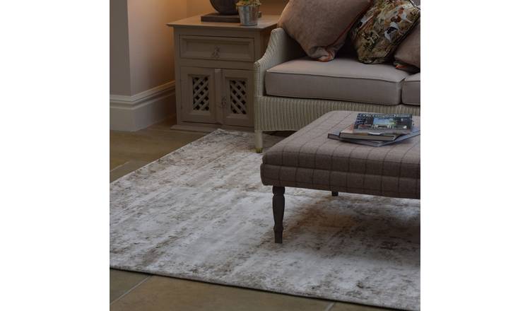 Mega Flooring Brown Traditional Abstract Rug - 80 x 150cm