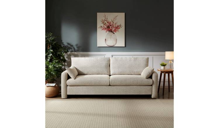 Artemis Home Shorewood 3 Seat Fabric Sofa - Oatmeal