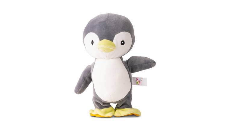 Pugs at Play Walking Talking Penguin Interactive Plush Toy - Snowy