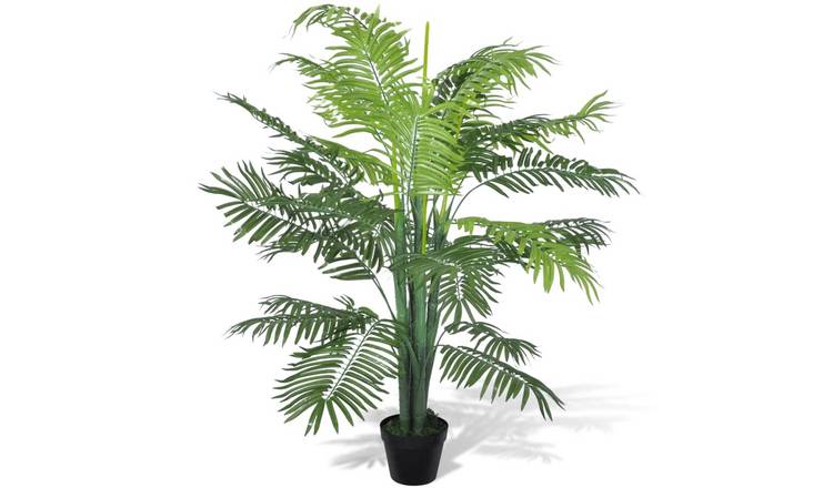 Walplus Artificial Phoenix Palm Tree with Pot - Green - 130 cm