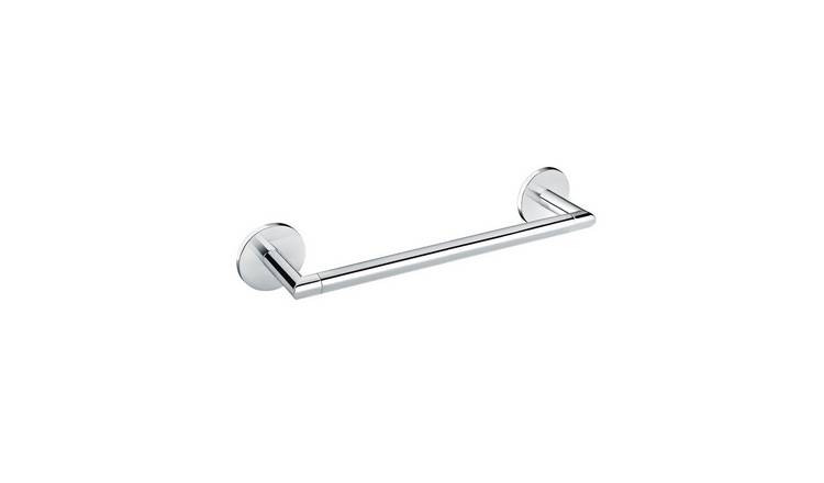 Cosmic Duo Round Duo Round Towel Rail - Chrome