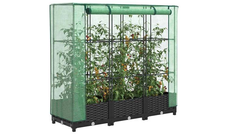 Walplus Iron Raised Garden Bed - 120 x 40 x 123cm
