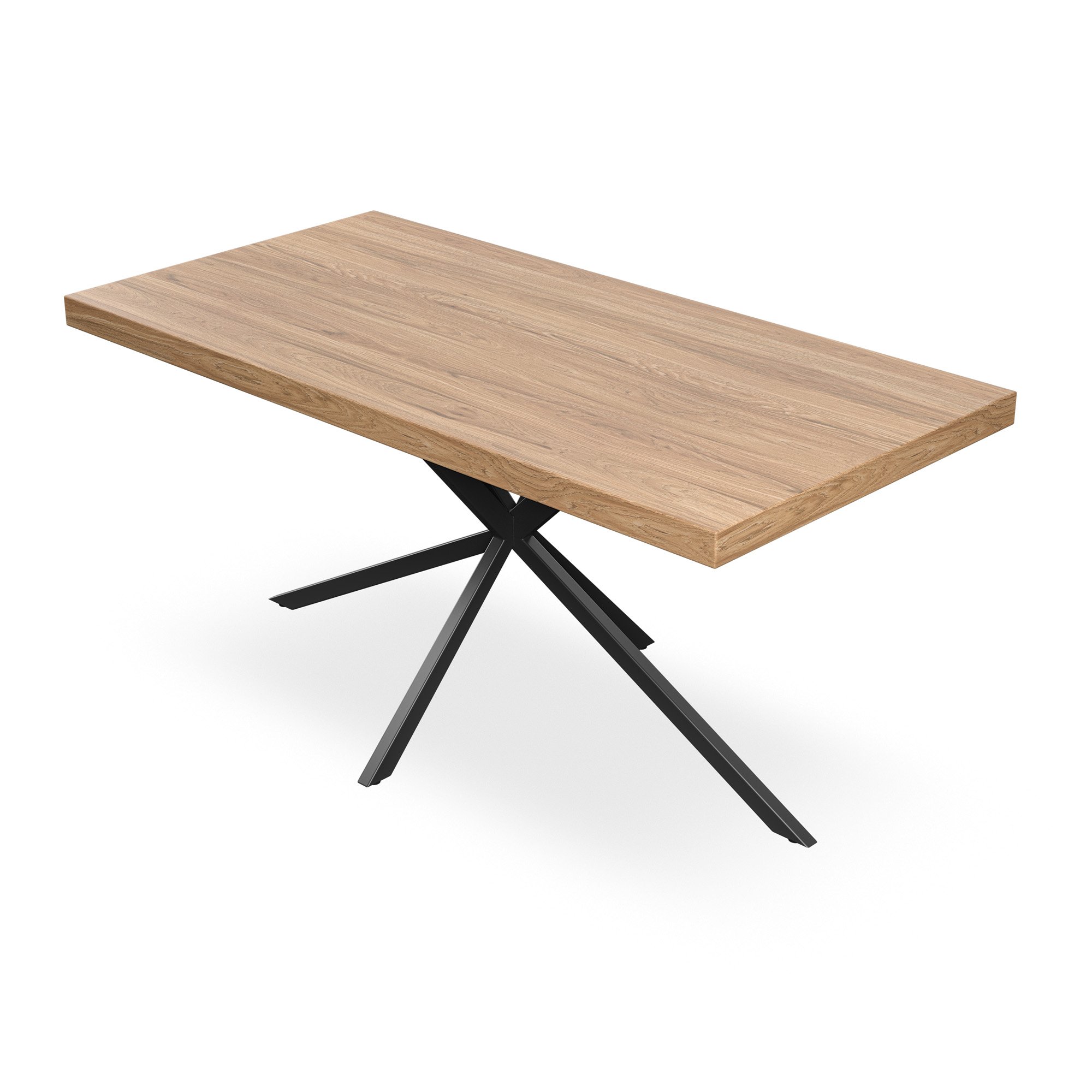 Furniture Online Donni Anika Oak Effect Dining Table & 6 Grey Chairs - Image 3