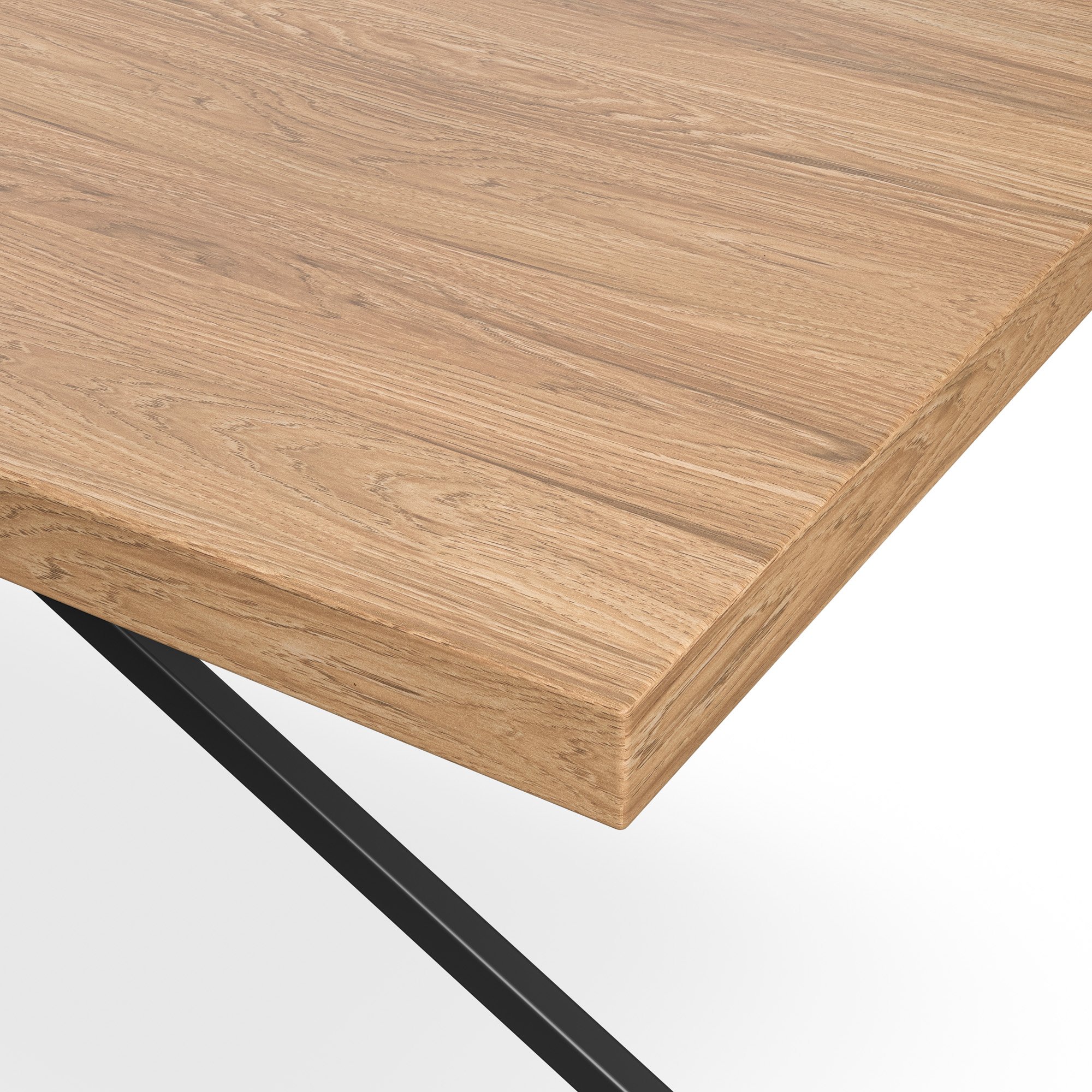 Furniture Online Donni Anika Oak Effect Dining Table & 6 Grey Chairs - Image 4