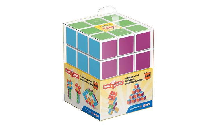 Geomag Magicube Free Building Magnetic Block Construction Play Set - 16 Piece