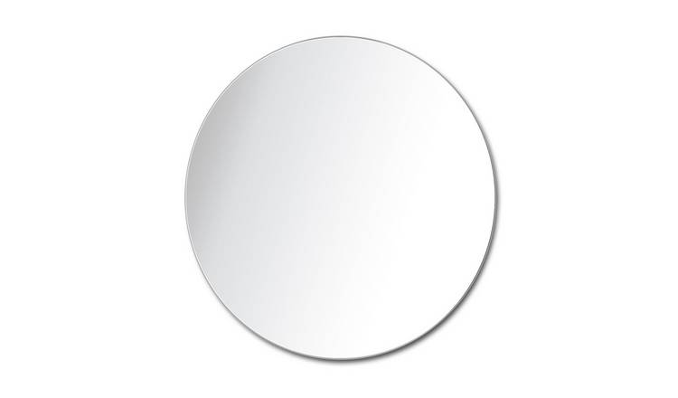 HomeGardenDirect Levico Round Frameless Wall Mirror - 70x70cm