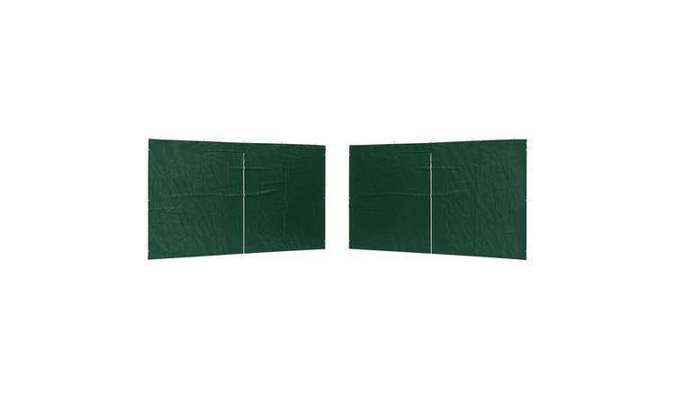 Walplus 400 x 195 cm PE Replacement Party Tent Sidewalls 2pcs - Green