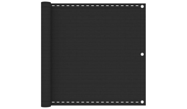 Walplus HDPE Balcony Screen - Anthracite - 90 x 300 cm