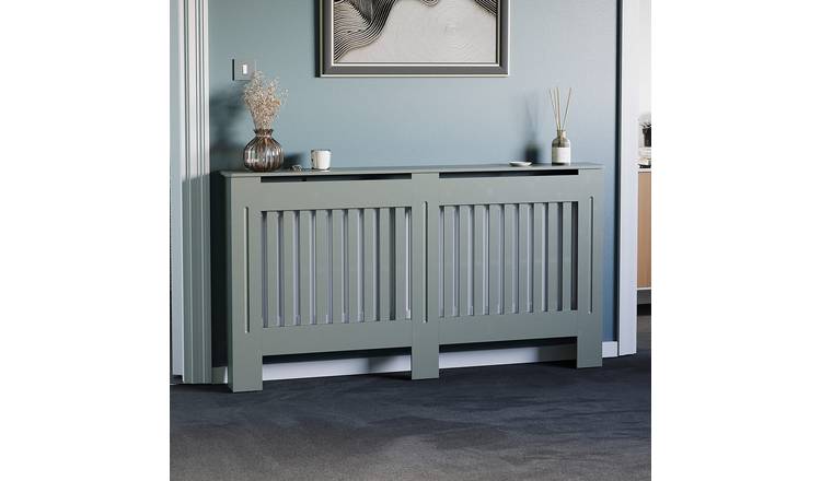 Vida Designs Chelsea Radiator Cover Large - Olive Grey