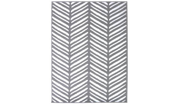 Mega Flooring Silver Modern Abstract Rug - 160 x 230cm
