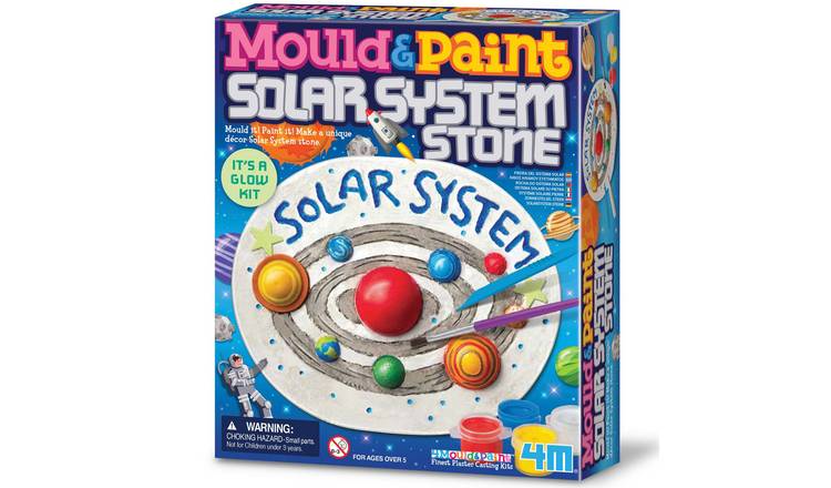 4M Mould & Paint Solar System Stone - 5 Years +