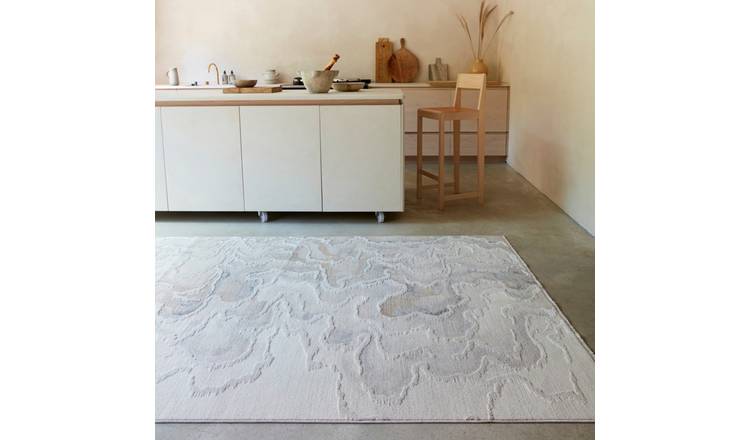 Mega Flooring Beige Modern Abstract Rug - 120 x 180cm
