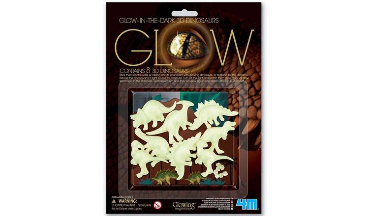 4M Glow-In-The-Dark 3D Dinosaur - 3 Years +