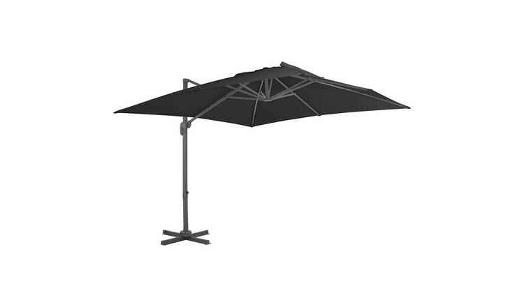 Walplus Cantilever Parasol - Anthracite - 300 x 300 x 258 cm