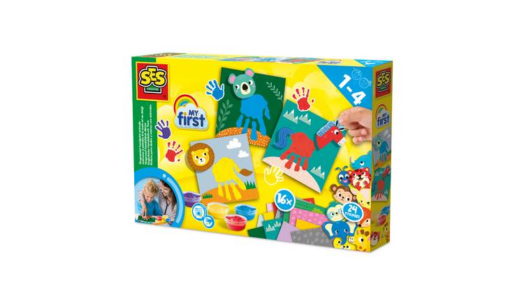 SES Creative My First Finger Paint Animals Craft Set