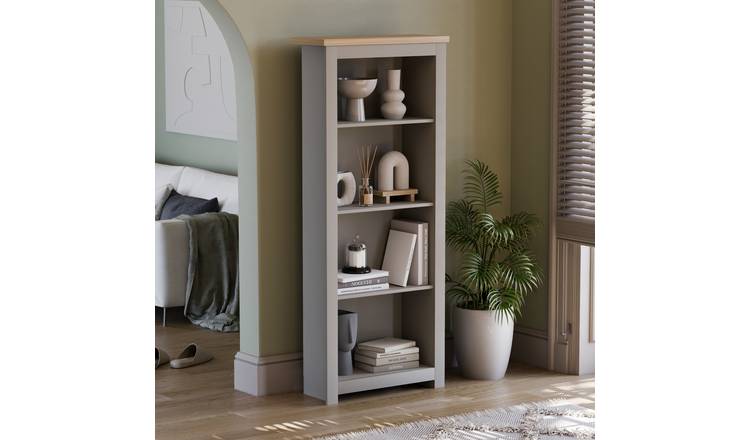 Vida Designs Arlington 4 Tier Bookcase - Grey