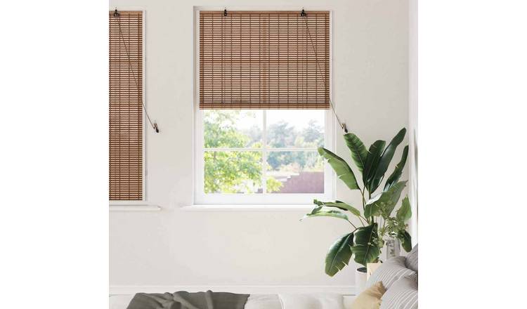 Walplus Bamboo Roller Blind - Brown - 100 x 160 cm