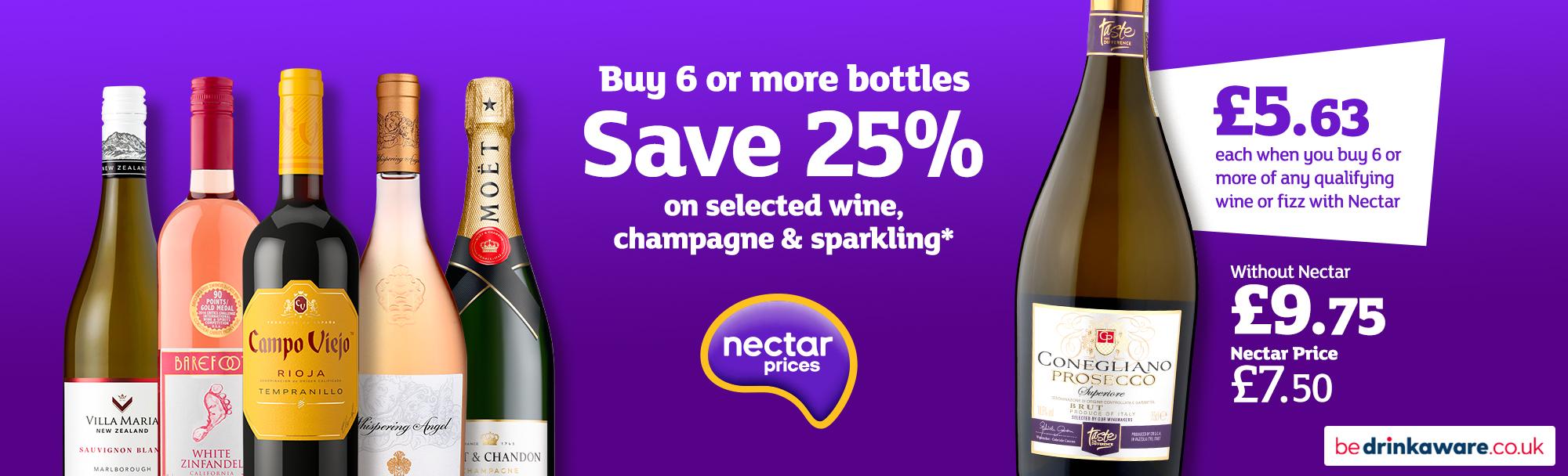 Buy 6 or more, save 25%.