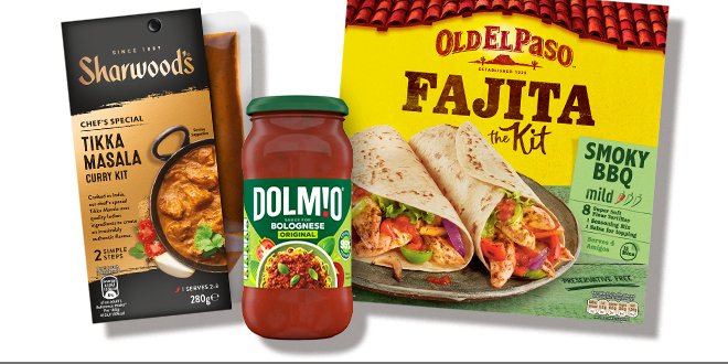 Easy midweek meals.