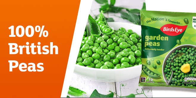 100% British peas.