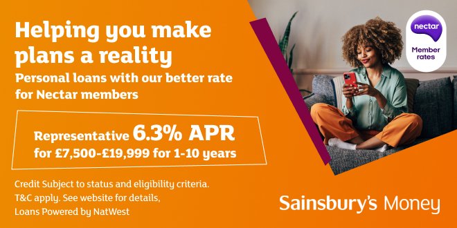 Sainsbury’s Loans are now here.