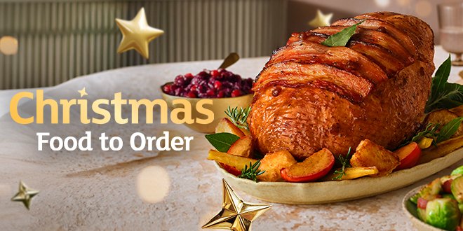Get Christmas dinner sorted today.