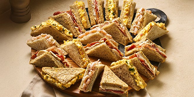 Sandwich platters.