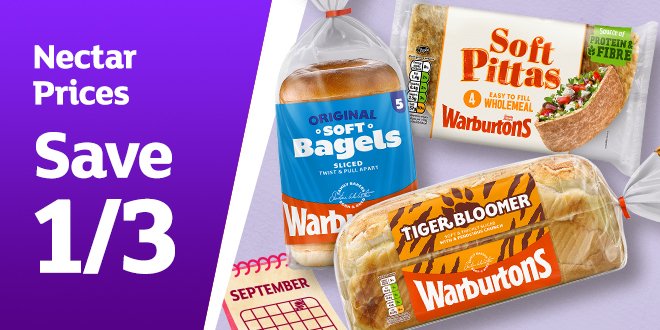 Save 1/3 on Warburton's favourites.