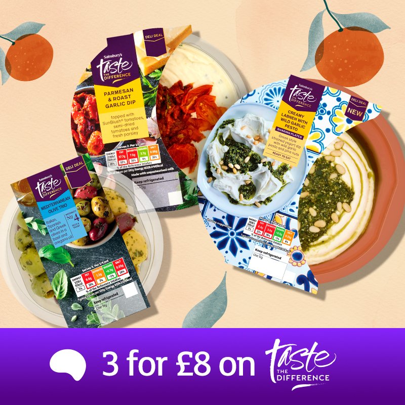  3 for £8 picky bits.