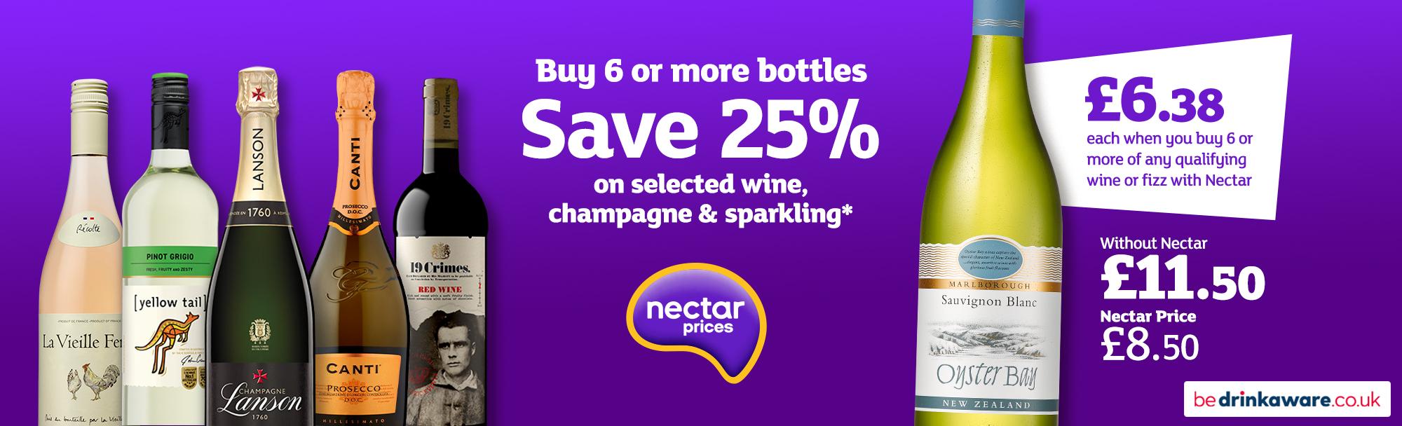 Buy 6 or more, save 25%.
