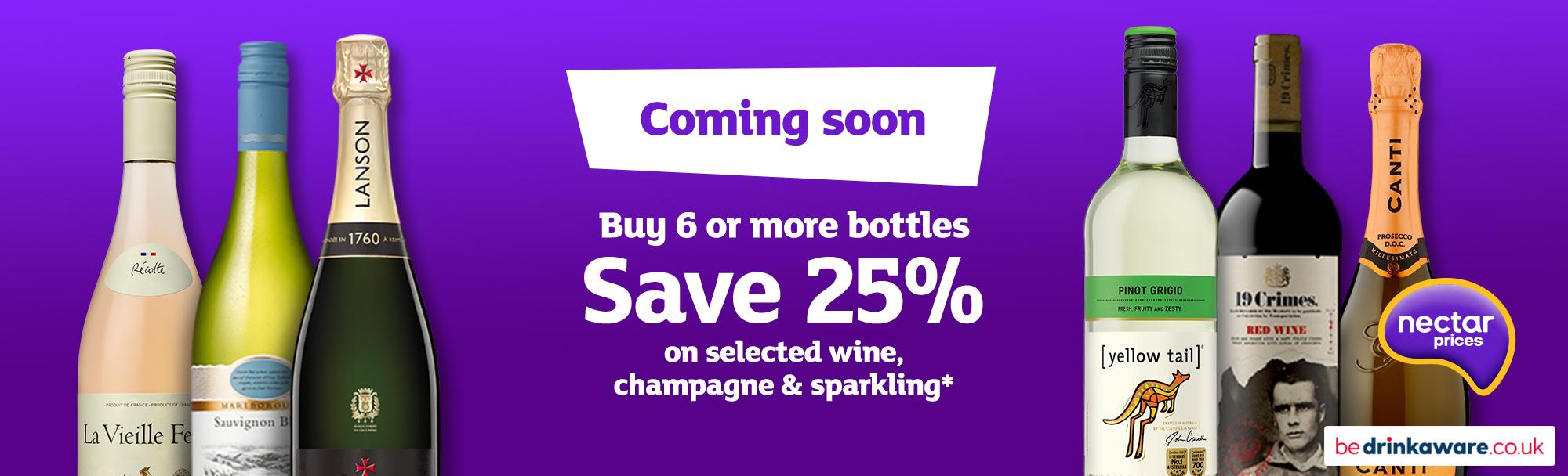Buy 6 or more, save 25%.