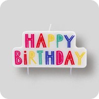 Birthday candles.