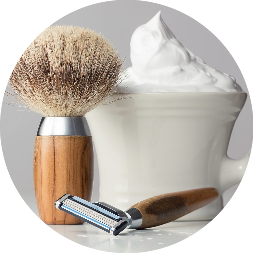 Men's grooming.
