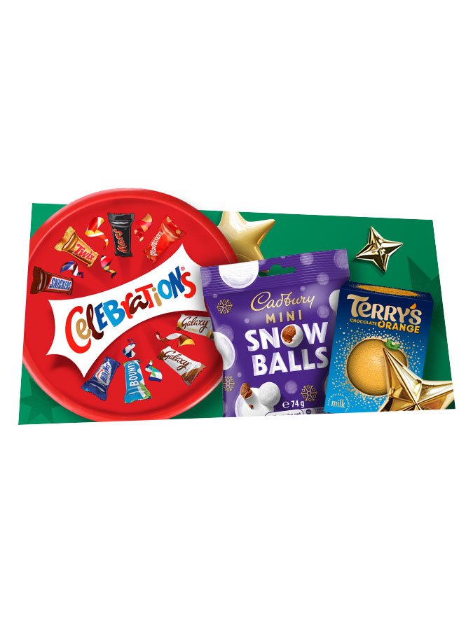 Festive chocolate & sweets.