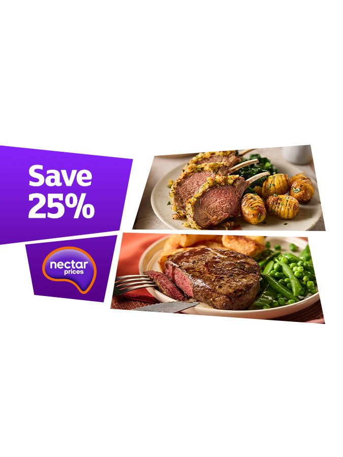Save 25% on butcher-prepped cuts.