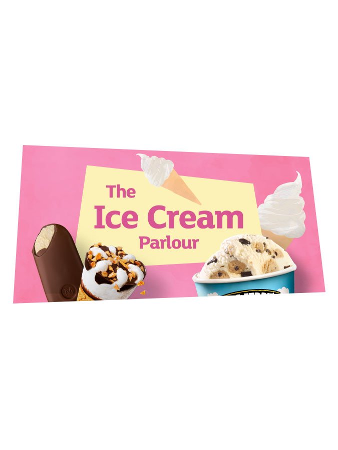 Scoop into in our ice cream parlour.