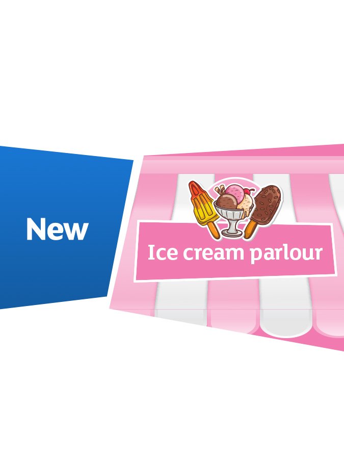 Explore our new Ice Cream Parlour.