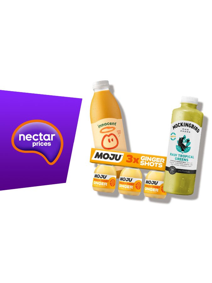 Freshly squeezed offers on chilled juices.