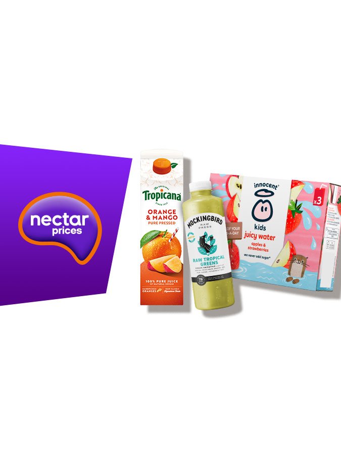 Freshly squeezed offers on chilled juices.