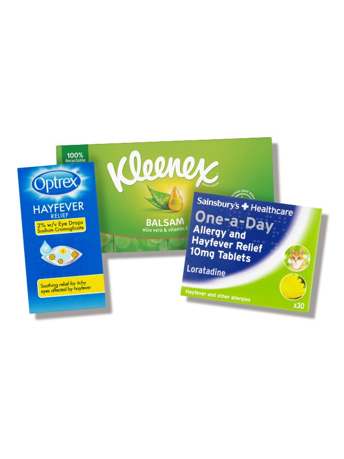 Everything you need for Hayfever season.