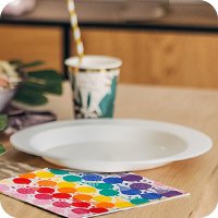 Party tableware.