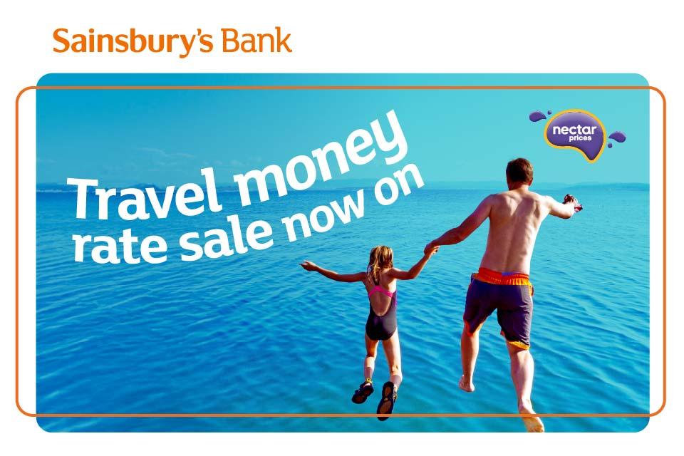 Sainsbury's Bank Travel Money Rate Sale.