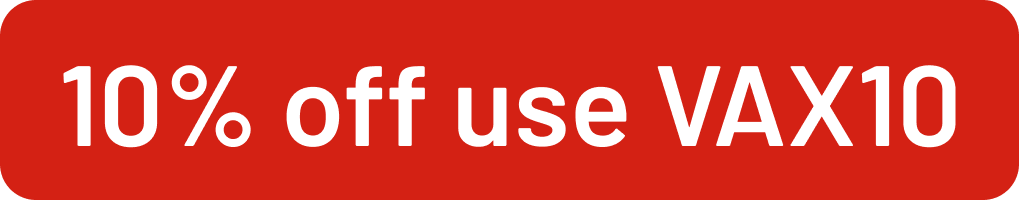 value 10pcvax10 badge