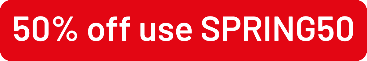 value 50pcspring50 badge